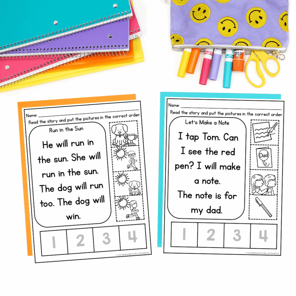 Short and Long Vowel Reading Comprehension Worksheets - Mrs. B’s Beehive