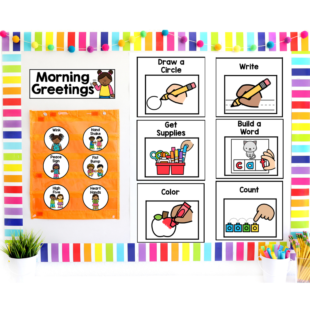classroom posters - greeting and directions