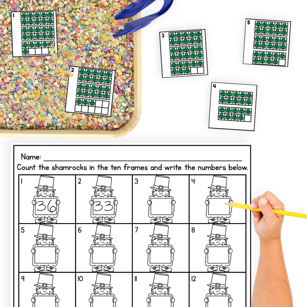 Saint Patrick's Day Math - counting