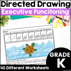 Directed Drawing Worksheets for Kindergarten