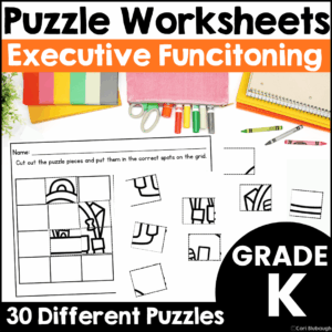 puzzle worksheets - cover