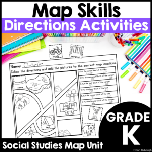 Map Skills Unit for Kindergarten & 1st Grade
