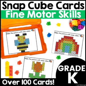 Snap cube Task Cards - Cover