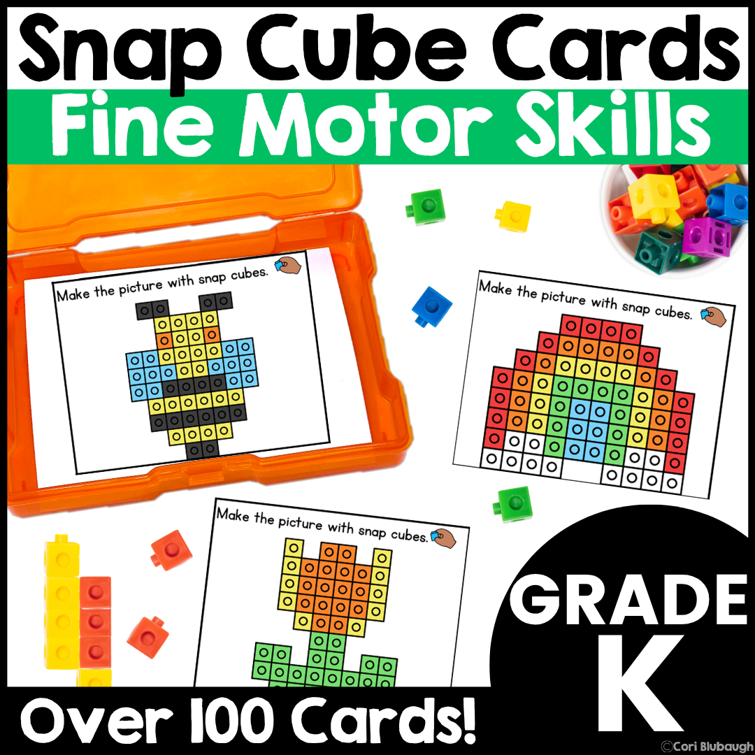 Snap cube Task Cards - Cover