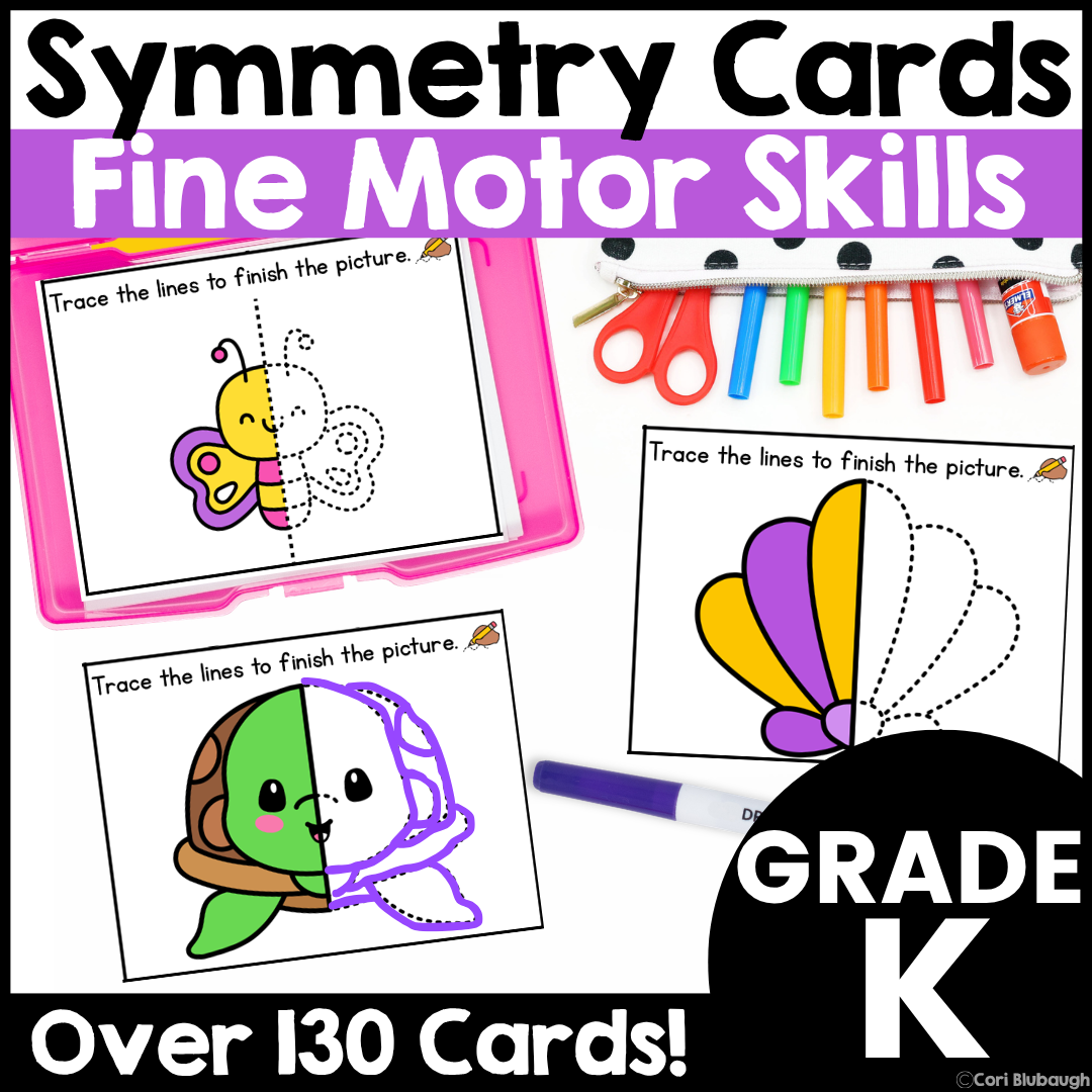Symmetry Task Cards - Cover