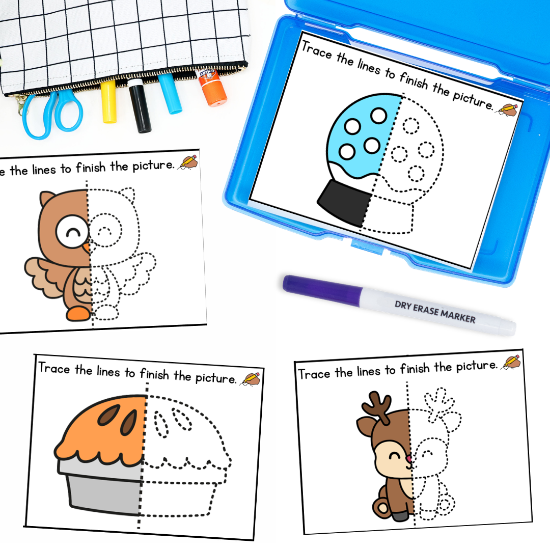 Symmetry Task Cards - fall