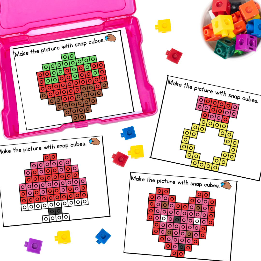 Snap cube Task Cards -love