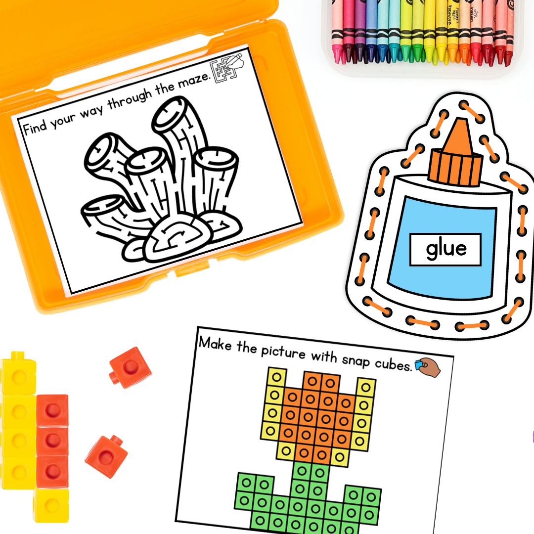 Fine Motor Activities - snap cubes
